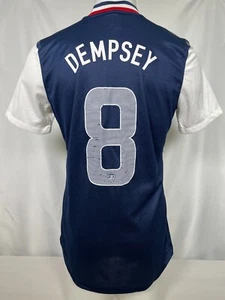 Clint Dempsey #8 USMNT Nike 2012 Blue Away Player Issue Jersey Men's LARGE - Picture 1 of 19