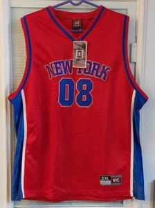 212 NYC "New York #08" Herren 2XL ärmelloses Basketball Trikot neu mit Etikett - Bild 1 von 4