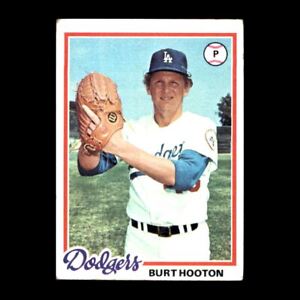 Burt Hooton 1978 Topps Los Angeles Dodgers #41 Set Break NICE!