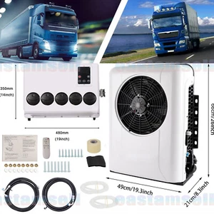 12000 BTU 12V Cab Split AC Truck Air Conditioner For Semi Trucks Bus RV Caravan - Picture 1 of 11