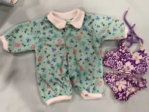 Build A Bear Plüsch Puppenkleidung Schlafanzug und Badeanzug - Bild 1 von 3