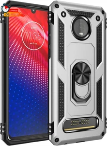 Custodia grado militare Drop Impact per Motorola Moto Z4, custodia gioco Moto Z4 360 metallo - Foto 1 di 12