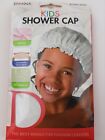 Kids Shower Cap Donna Premium Collection 100% Waterproof Soft Vinyl Shower Cap 