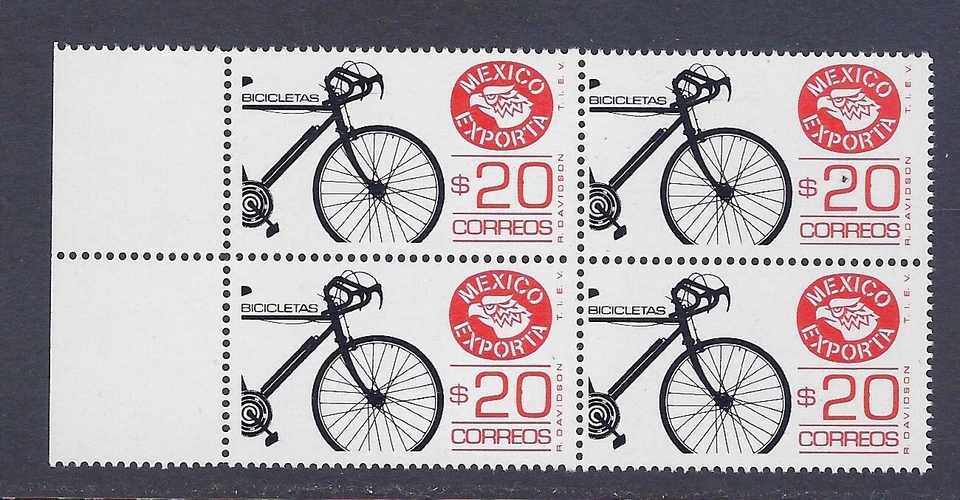 EXPORTA 20p "BICICLETAS" B4 sc#1492 ex#156 PPR#8 Cv$ (E209c)* Foto 1 de 1