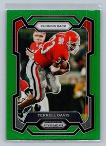 2024 Panini Prizm Draft Picks - Terrell Davis #39 Green Prizm - Picture 1 of 2