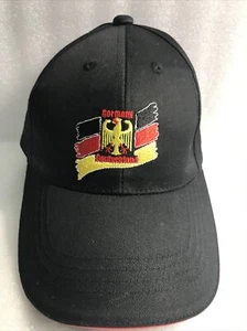 NEW-Germany Hat Deutstchland KNAB 78136- Schonach Red Yellow Black Ball Cap - Picture 1 of 6