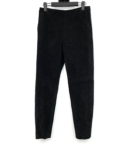 Karl Lagerfeld Pants Womens Size 2 Black Skinny Pull On Pockets Mid Rise - Picture 1 of 8