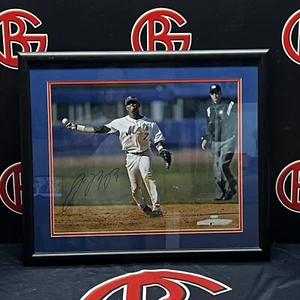 Jose Reyes Autographed New York Mets 16x20 Framed Photo Signed Steiner - Picture 1 of 4