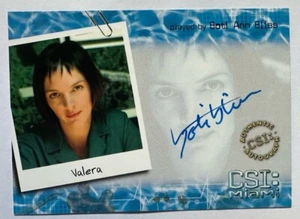 CSI MIAMI : BOTI ANN BLISS as VALERA AUTOGRAPH CARD STRICYLY INK MI-A6 - Picture 1 of 2