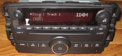 Radio cambiadora Chevy GMC 2007-13 6 CD 3,5 mm entrada auxiliar Express Silverado desbloqueado Foto 1 de 3