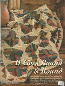 H0278 IT GOES ROUND & ROUND QUILTMUSTER/ANLEITUNG - Bild 1 von 3