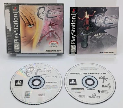 Parasite Eve PS1 Black Label Disc 1 Case Manual + Squaresoft Demo Missing Disc 2 - Image 1 of 4