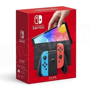 Nintendo Switch 7 Zoll OLED-Modell mit Joy-Con NEONBLAU/NEONROT SET - NEU - Bild 1 von 6