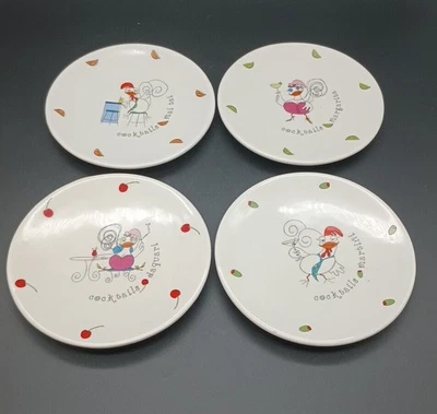 Platos de cóctel de pollo borracho Bella Casa By Ganz Mai Tai Daquari Martini Foto 1 de 4