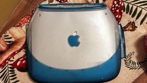 Apple iBook G3 Clamshell Blueberry OS 9.2 - Afbeelding 1 van 9