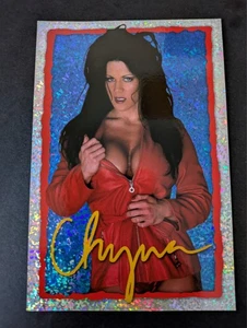 RARE - 2001 WWF Merlin Mega Photo - Chyna Holo / Foil - MINT - rc hasbro - Picture 1 of 2