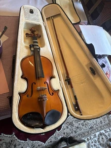 Cecilio CVN-200 Violin 4/4, Bow, Soft Zipper Case w Pockets/Handle SN200054682 - Picture 1 of 24