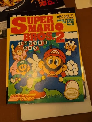 Nintendo Power Super Mario Bros. 2 Inside Out Super Power Tip Books Part  2 - Image 1 of 3