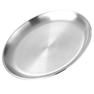 Edelstahl Grillpfanne Pizzaplatten zum Servieren Backformen Ofen - Bild 1 von 12