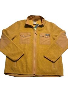 L.L. Veste en laine Bean Northwoods XL marron doré jaune homme grand manteau