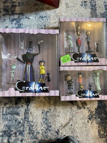 2008 RARE ORIGINAL CORALINE ALL THREE PRODUCED BOXES NECA VERY RARE Cover