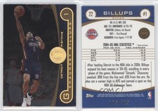 2005-06 Topps First Row Gold Rainbow /325 Chauncey Billups #22