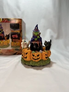 Halloween Vintage Musical Witch Autumn Harvest Collection Tested Works Spooky - Picture 1 of 15