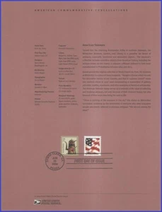USA8 #3756 U/A SOUVENIR PAGE FDC   Toleware (3750A) - Picture 1 of 1