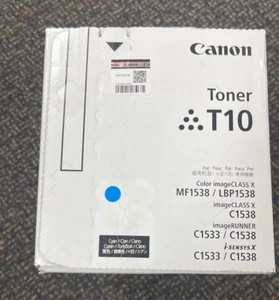 Canon T10 4565C001AA cartuccia toner ciano ad alta resa imageCLASS X LBP1538C - Foto 1 di 4