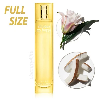 Perfume Clinique My Happy Lily Of The Beach - 0,5 oz - Tamaño completo - ¡CAJA SELLADA! Foto 1 de 4