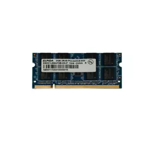 ELPIDA 2GB 2RX8 PC2-6400S-666 EBE21UE8AFSB-8G-F Laptop Ram Memory - Picture 1 of 2