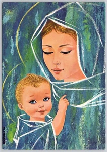 Jesus and Mary Art Vintage Postcard - Picture 1 of 2