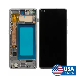 Display OLED touch screen digitalizzatore cornice per Samsung Galaxy S10+ Plus G975U - Foto 1 di 2