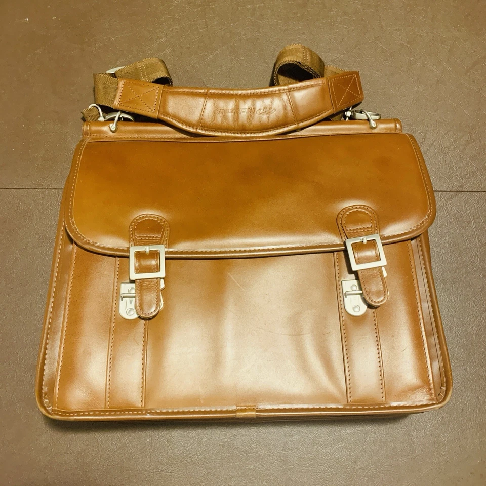 McKlein EE. UU. Cuero Mensajero Bolso Cartera Laptop Maletín Correa para el Hombro Foto 1 de 4