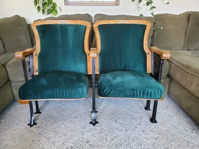 Antique Heywood-Wakefield Theater Seats - Image 1 of 4