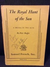 The Royal Hunt of the Sun by Peter Shaffer Signed Copy Paperback 1964 Copyright