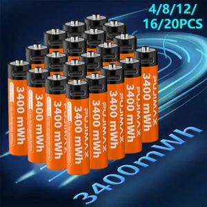 AA AAA Akku 1,5 V Wiederaufladbare Lithium AAA Batterien LCD Ladegerät SET - Bild 1 von 41