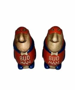 Salero y pimentero vintage Bud Man Ceramarte Brazil Brew - Imagen 1 de 6