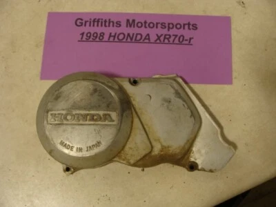 1998 Honda XR70R oem crf70 left outer engine case cover sprocket chaian guard - Image 1 of 4