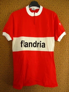 Maillot Cycliste Flandria vintage Acrylique et laine jersey cycling - 5 / L - Foto 1 di 4
