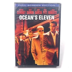 Oceans Eleven (DVD, 2002, Full Frame Edition) Brandneu Versiegelt Kombiversand - Bild 1 von 2