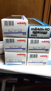 Märklin 6x H0 4131 / 4132 / 4133 Personenwagen AByg 503 der DB m. Licht - Bild 1 von 20