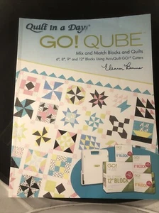 Go! Qube - Mix and Match Blöcke und Quilts Buch Eleanor Burns Quilt an einem Tag - Bild 1 von 5