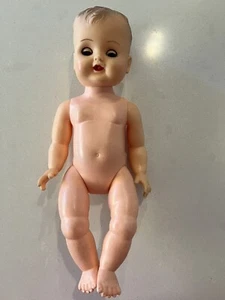 Vintage Baby Doll w/ Sleep Eyes Drink/Wet - RELIABLE Canada Rare c1950's - Picture 1 of 6