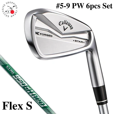 Callaway 2024 X FORGED STAR IRON #5-9 PW 6pc Set N.S.PRO 950GH neo Steel Flex S - Image 1 of 4