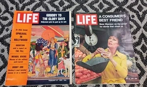 Vintage Life Magazine 1970 1971 2 Issues Abortion Hollywood Consumers Olympics  - Picture 1 of 18