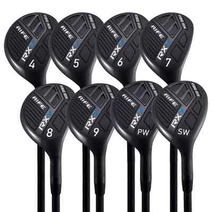 Juego de hierros híbridos Rife Golf RX7 para hombre #4-SW regular flexible grafito para diestros - Imagen 1 de 8