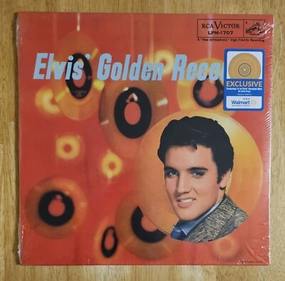 Elvis' Golden Records  Vinyl LP Record  NEW SEALED  GOLD VINYL!! - Image 1 of 2