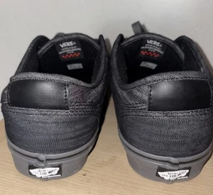 Hombre Vans Off The Wall Monopatín Chukka Bajo Negro Denim Talla 14 - Imagen 1 de 13