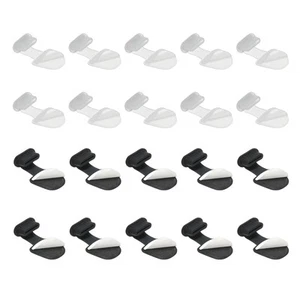 0.9 Inch USB Type C Dust Plug, 20 Pcs Anti Dust Plug Cover, Black/Clear - Zdjęcie 1 z 6